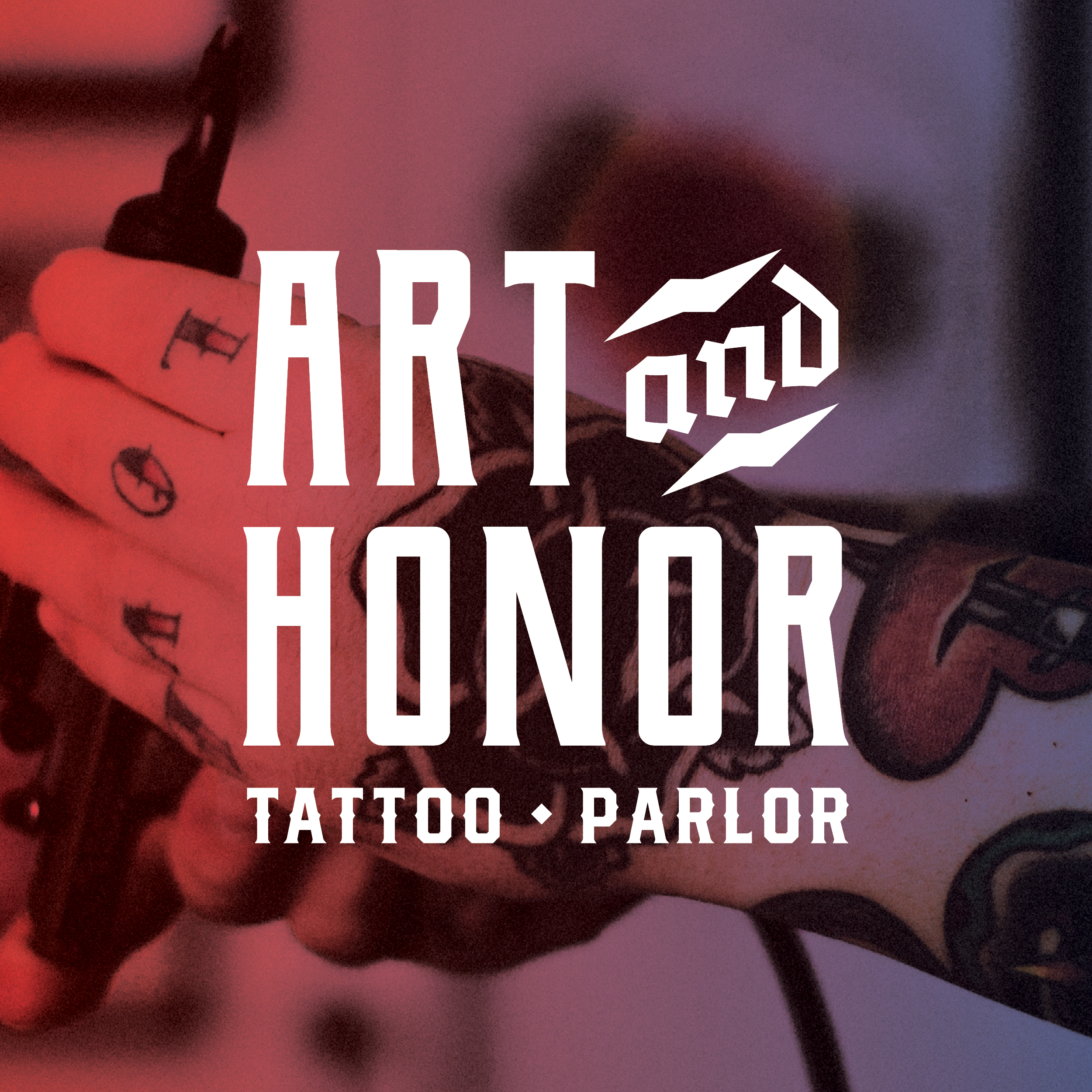 tattoo parlor branding graphic design